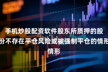 手机炒股配资软件股东所质押的股份不存在平仓风险或被强制平仓的情形